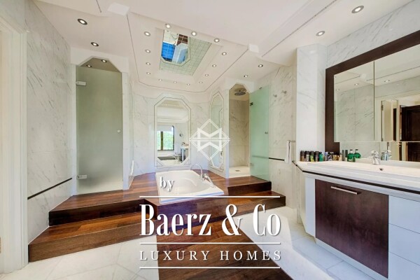 photo 12 In a closed and secured estate, properyt totally refurbished of about 600 sqm on an almost flat land of approximately 800 sqm decorated with a swimming pool and a tennis court.