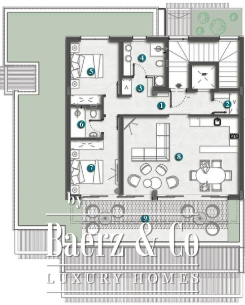 photo 18 Two Bedroom Apartment in Herceg Novi with Seaview and Rooftop Terrace