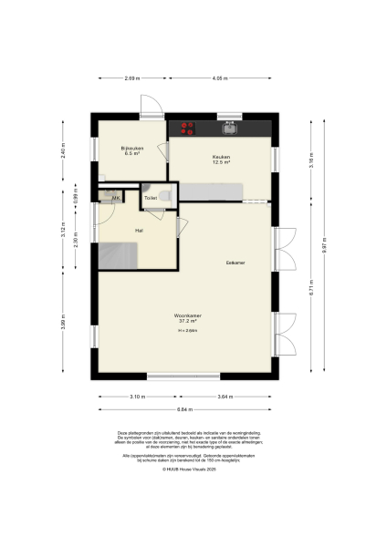 Floor Plan 1 - Visserstraat 37