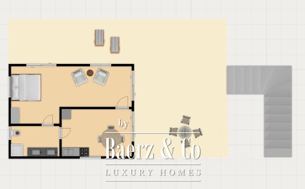 Floor Plan 3 - Luxury villa in Yucatán, turn key, presale