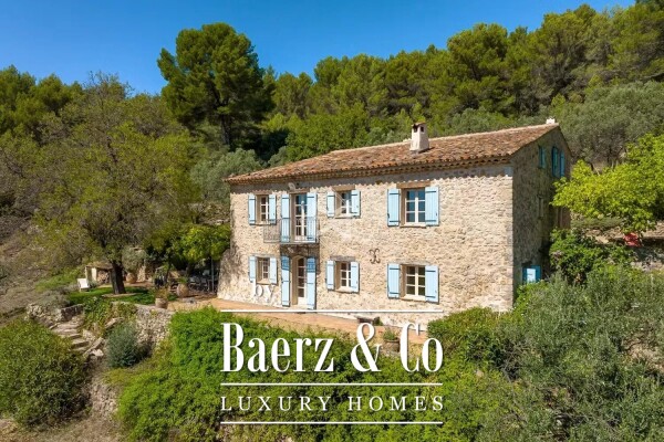 photo 1 Hinterland of Fayence – Authentic Stone Mas with Panoramic View