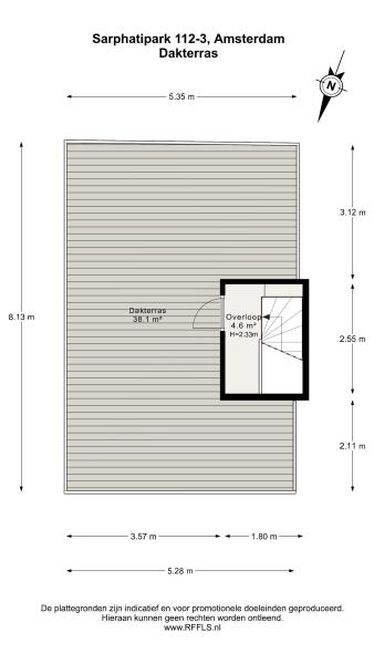 Floor Plan 3 - Sarphatipark 112 3