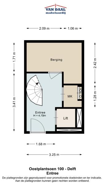 Floor Plan 1 - Oostplantsoen 100