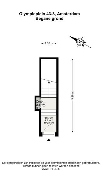 Floor Plan 5 - Olympiaplein 43 B