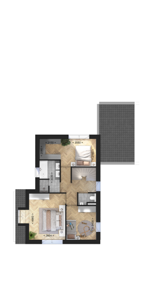 Floor Plan 2 - (Vrijstaande woning) Bouwnummer 4 