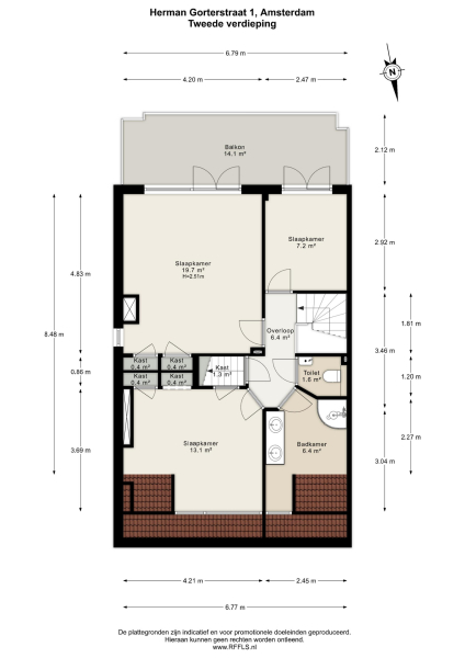 Floor Plan 3 - Herman Gorterstraat 1