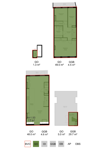 Floor Plan 9 - Dusartstraat 24 3