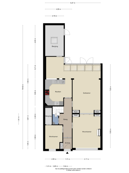 Floor Plan 2 - Zoeterwoudsesingel 20