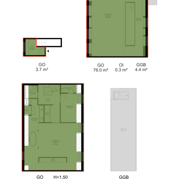 Floor Plan 11 - Da Costastraat 33 3